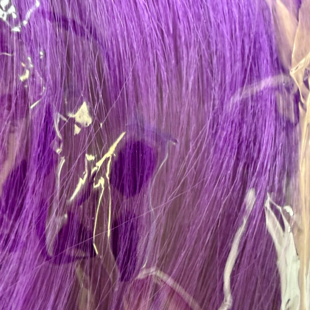26" Pre-Stretched Purple Braiding Hair Extensions 2 Packs for Adult or Child - Picture 9 of 11